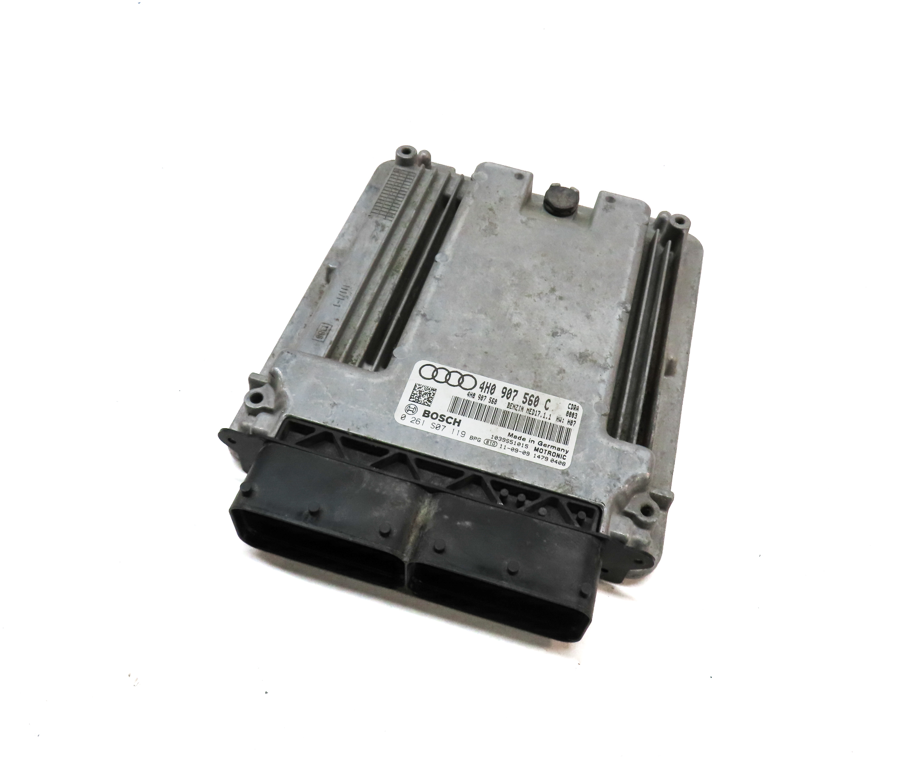2011-2013 AUDI A8 (D4 4H) 4.2L CDRA V8 ENGINE CONTROL MODULE COMPUTER ECU ECM — exact item pictured